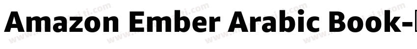 Amazon Ember Arabic Book字体转换